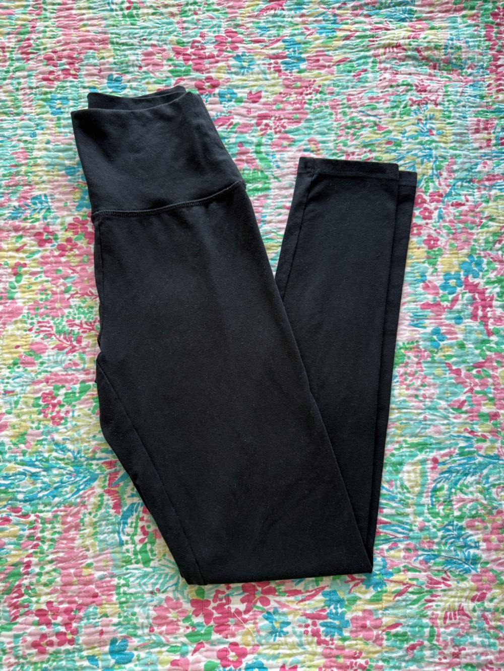 High-Waist Black Leggings